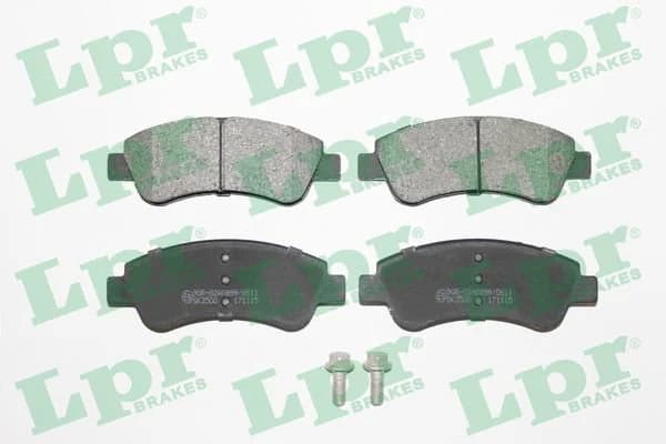 LPR jeu de plaquettes de frein pour 206 hdi 05/01> avant